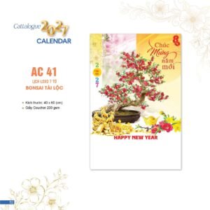 Lịch Bloc 2027 AC Mẫu AC41 (40 x 60 cm) Giải Pháp Combo Quà Tết Doanh Nghiệp in logo doanh nghiệp quà tặng Tết tại Combo Giftset VN