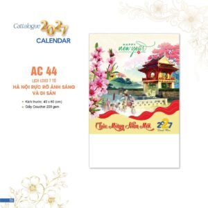 Lịch Bloc 2027 AC Mẫu AC44 (40 x 60 cm) Giải Pháp Combo Quà Tết Doanh Nghiệp in logo doanh nghiệp quà tặng Tết tại Combo Giftset VN