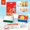 Lịch Bàn Chữ M (Có Note 52 Tuần) 2027 AH Mẫu AH47 - Thuận Buồm Xuôi Gió (24 x 16cm) Giải Pháp Combo Quà Tết Doanh Nghiệp in logo doanh nghiệp quà tặng Tết tại Combo Giftset VN