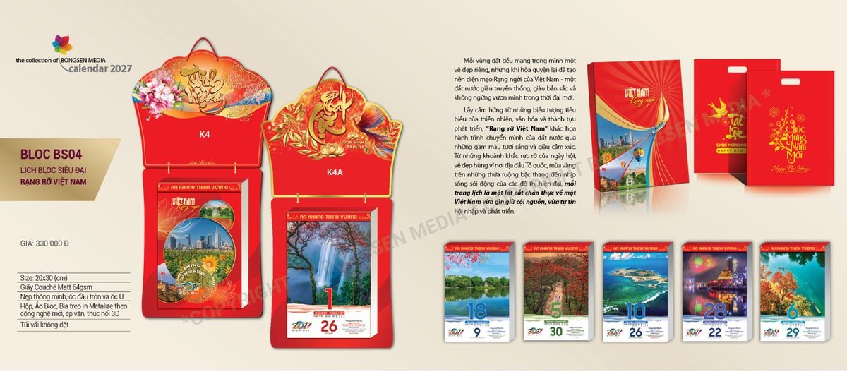 Lịch Bloc Siêu Cực Đại 2027 BS04 Giải Pháp Combo Quà Tết Doanh Nghiệp
