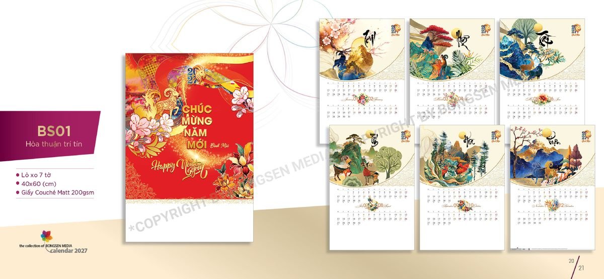 Lịch Bloc Siêu Cực Đại 2027 BS11 Giải Pháp Combo Quà Tết Doanh Nghiệp