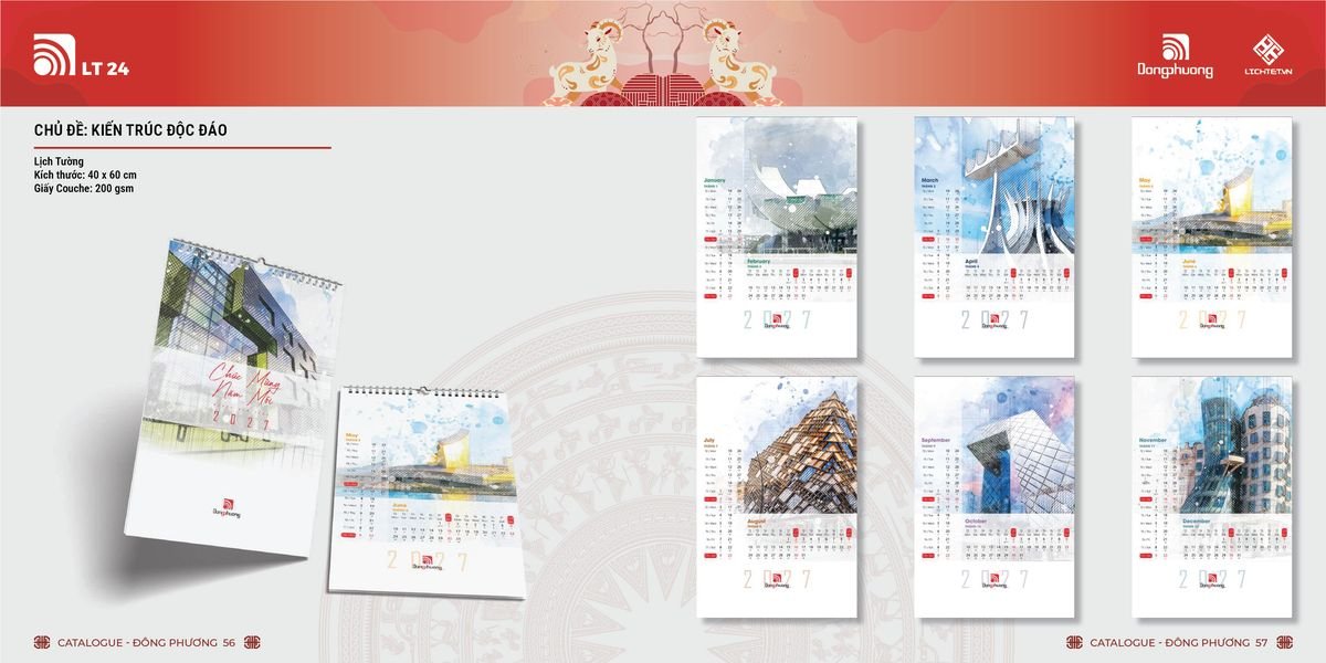 Lịch Bloc ĐP 2027 DP27 Giải Pháp Combo Quà Tết Doanh Nghiệp