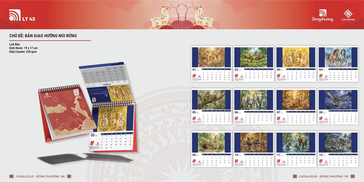 Lịch Bloc ĐP 2027 DP48 Giải Pháp Combo Quà Tết Doanh Nghiệp