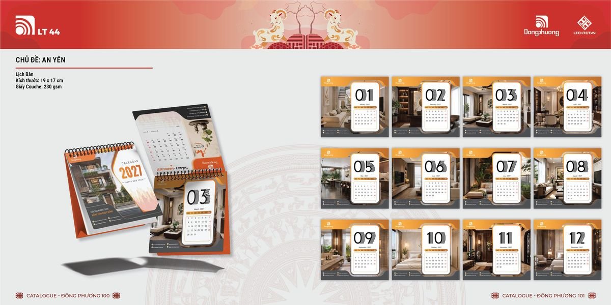 Lịch Bloc ĐP 2027 DP49 Giải Pháp Combo Quà Tết Doanh Nghiệp