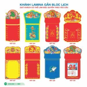 Lịch Bìa Treo 2027 HBT Mẫu HBT227 (40 x 62 cm) Giải Pháp Combo Quà Tết Doanh Nghiệp in logo doanh nghiệp quà tặng Tết tại Combo Giftset VN