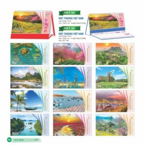 Lịch Bloc 2027 HBT Mẫu HBT56 (29 x 41 cm) Giải Pháp Combo Quà Tết Doanh Nghiệp in logo doanh nghiệp quà tặng Tết tại Combo Giftset VN