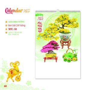 Lịch Treo Tường Lò Xo 2027 MT Mẫu MT30 (40 x 60cm) Giải Pháp Combo Quà Tết Doanh Nghiệp in logo doanh nghiệp quà tặng Tết tại Combo Giftset VN