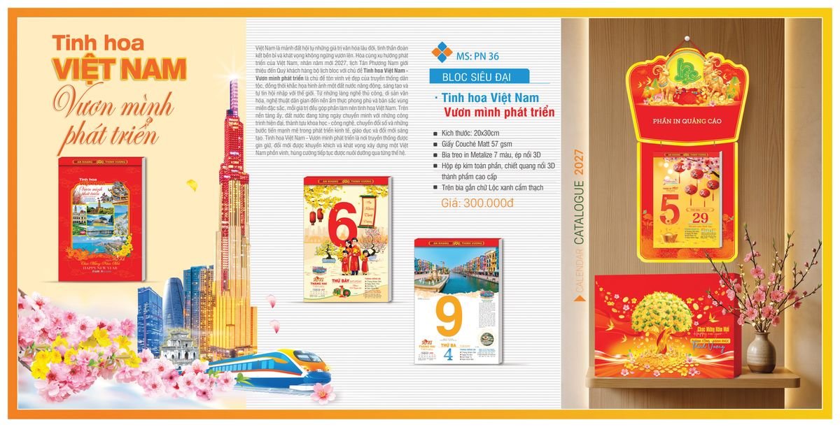 Lịch Bloc TPN 2027 TPNBLOC40 Giải Pháp Combo Quà Tết Doanh Nghiệp