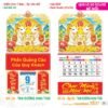 Lịch Treo Tường Lò Xo 2027 TS Mẫu TS-10 (37 x 70 cm) Giải Pháp Combo Quà Tết Doanh Nghiệp